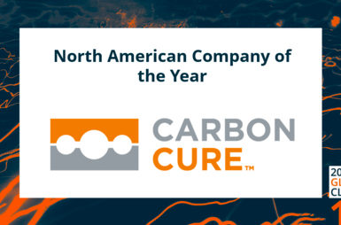 CarbonCure named 2020 North American Cleantech Company of the Year by Cleantech Group Thumbnail