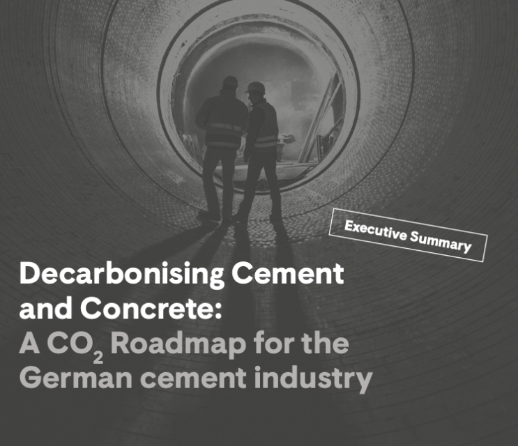 Germany's roadmap for cement and concrete decarbonisation