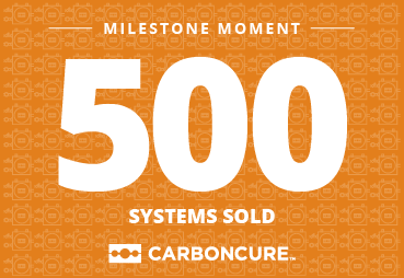 CarbonCure Celebrates 500 Carbon Mineralization Systems, Two Million Truckloads of Sustainable Concrete Thumbnail