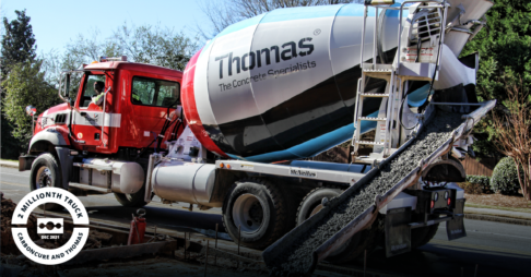 Thomas Concrete Delivers Two-Millionth Truckload of CarbonCure Concrete