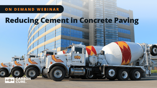 Reducing Cement in Concrete Paving