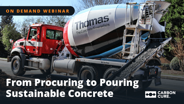 Pouring to Procuring Sustainable Concrete &#8211; What You Should Know