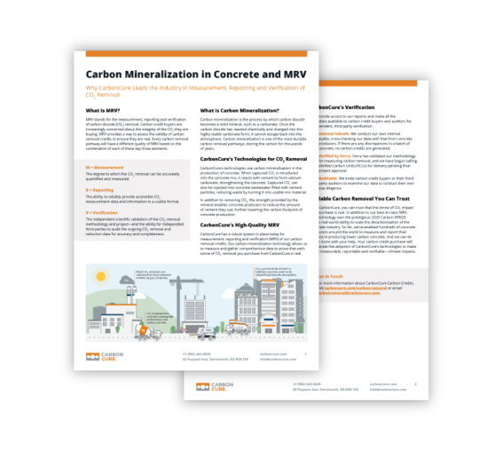 Carbon Mineralization in Concrete and MRV Thumbnail