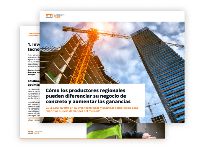 Cómo los productores regionales<br>pueden diferenciar su negocio de<br>concreto y aumentar las ganancias