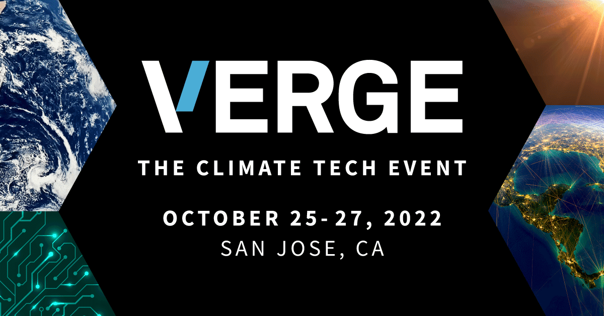VERGE 2022 The Climate Tech Event
