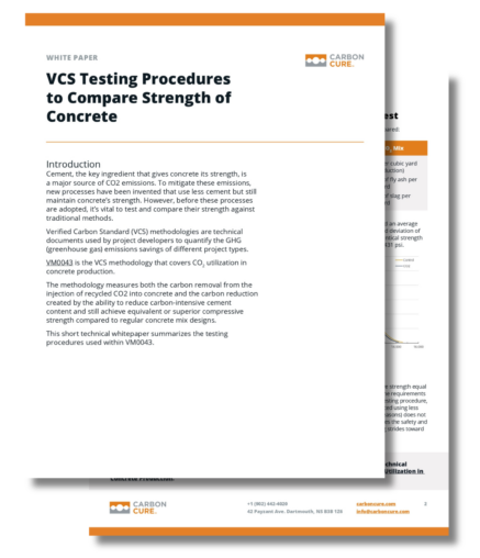 VCS Testing Procedures to Compare Strength of Concrete Thumbnail
